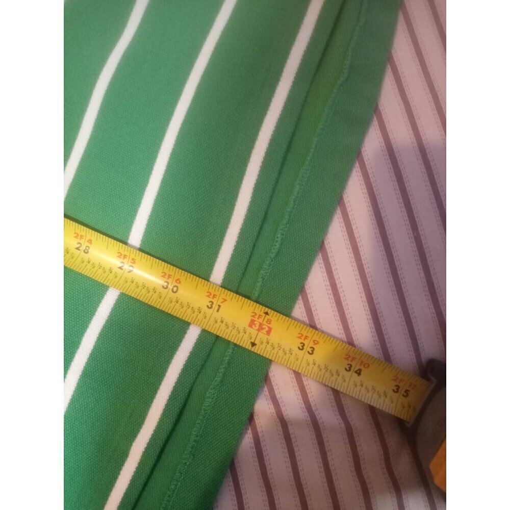Polo Ralph Lauren Men's Size XXL BIG 2xb Shirt Green White Stripe Golf Pony y2k - Picture 11 of 11